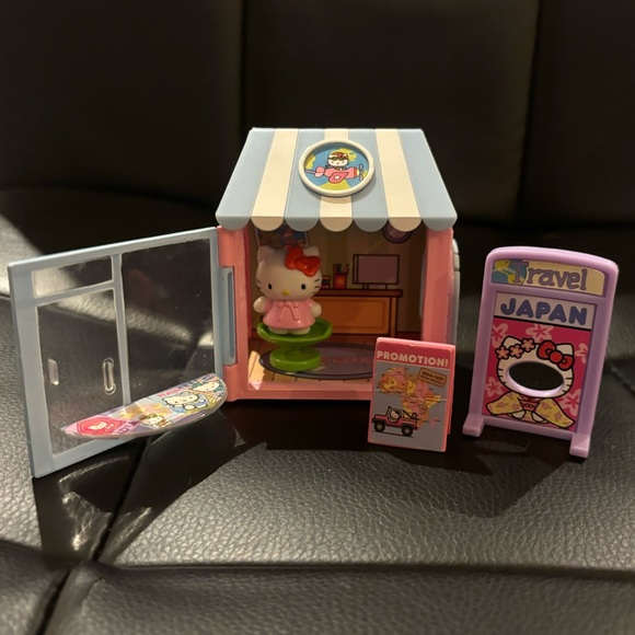 HELLO KITTY POLLY POCKET STYLE FIGURINE SET - Picture 2 of 15